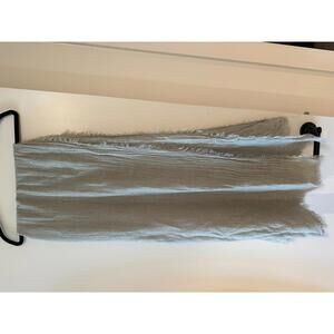 BP Light Blue Women's Scarf with Frayed Edges